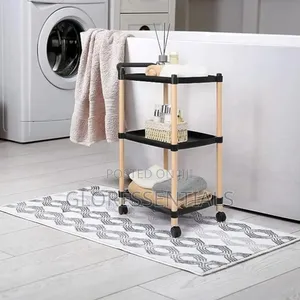 Moveable Multifunctional 3 Tier Nordic Household/Hotel Serving Trolley
