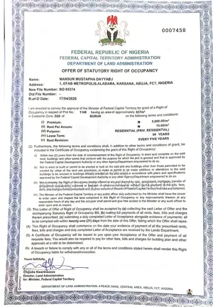 Plot of Land for Sale at Apo Burum