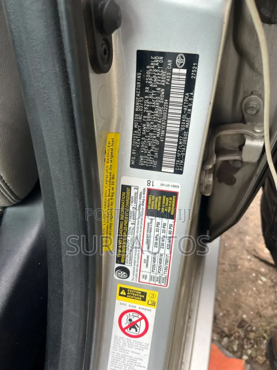 Toyota Avalon 2013 Ivory