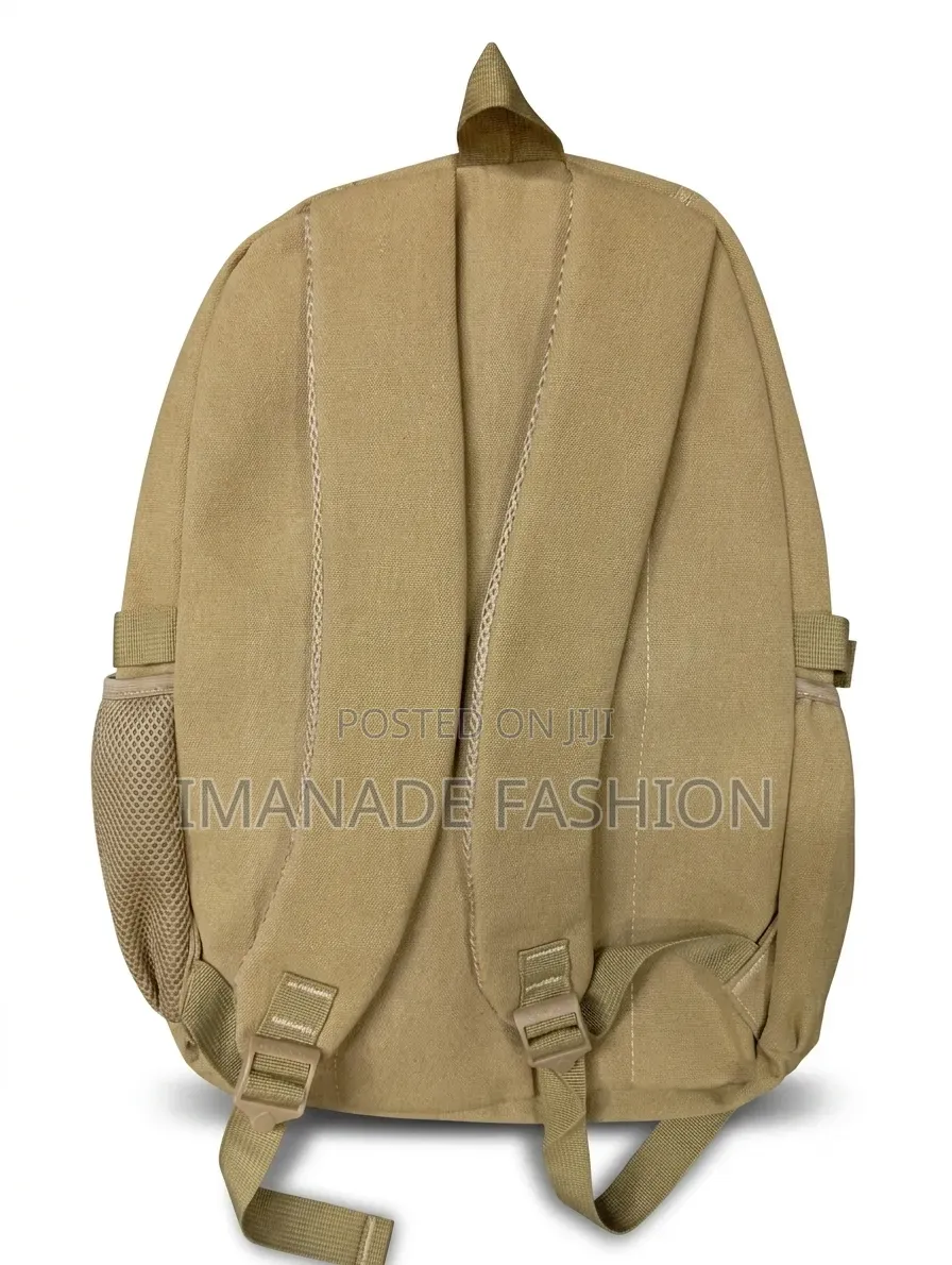Hppower Multi-Compartment Canvas Laptop Backpack – Khaki