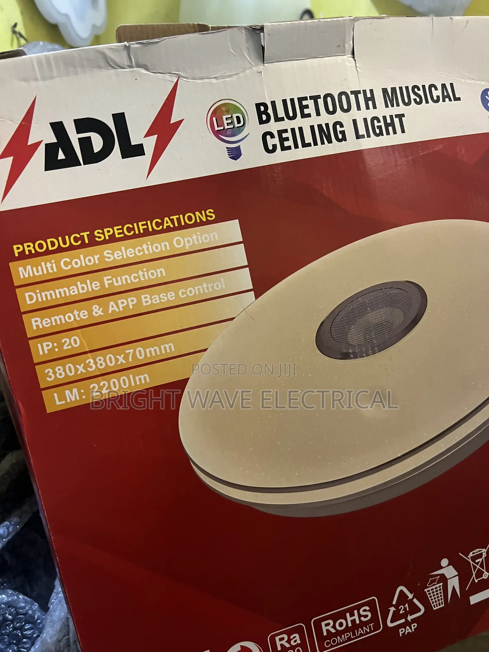 Ceiling Light With Speaker