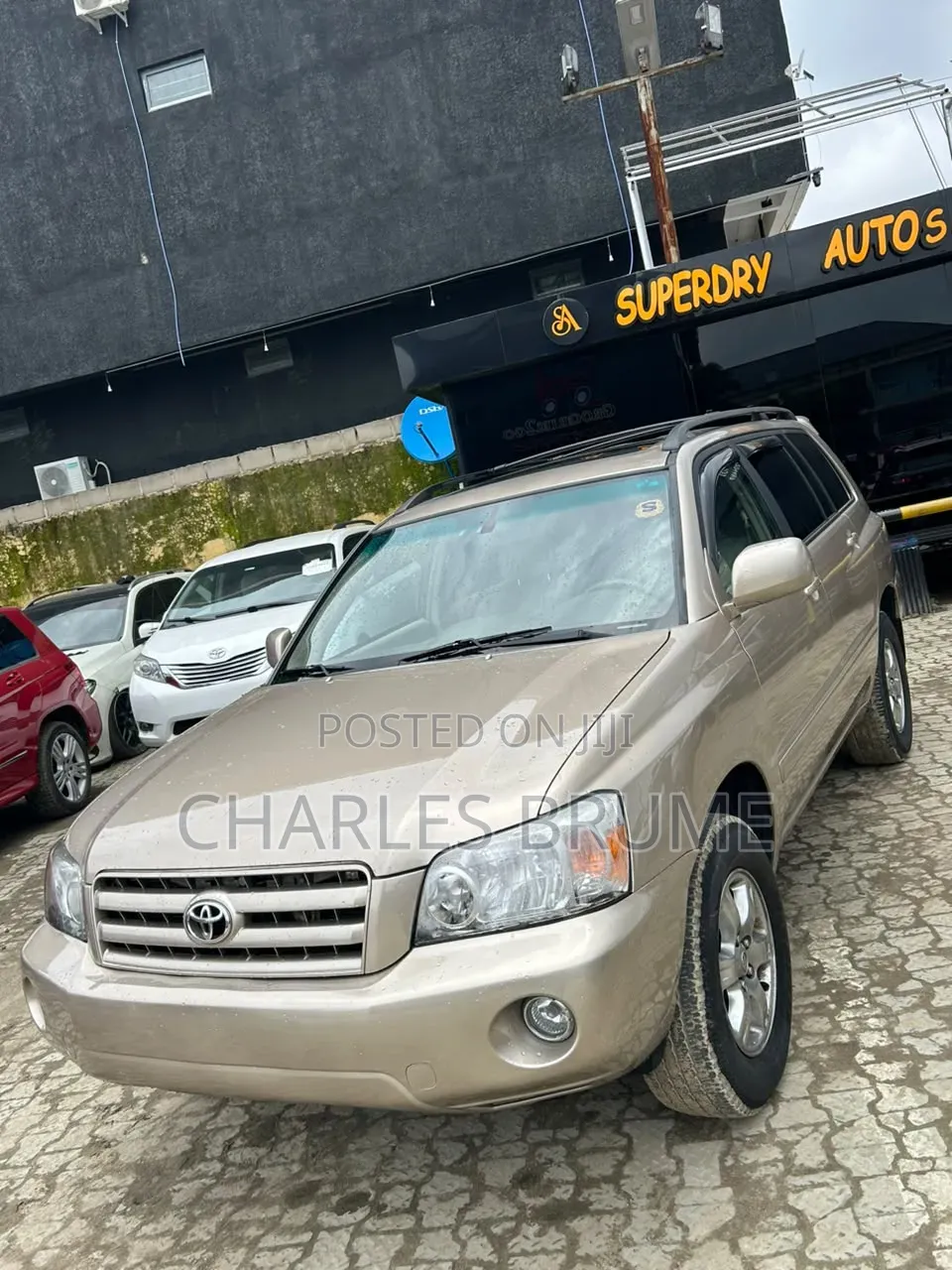 Toyota Highlander 2007 Gold