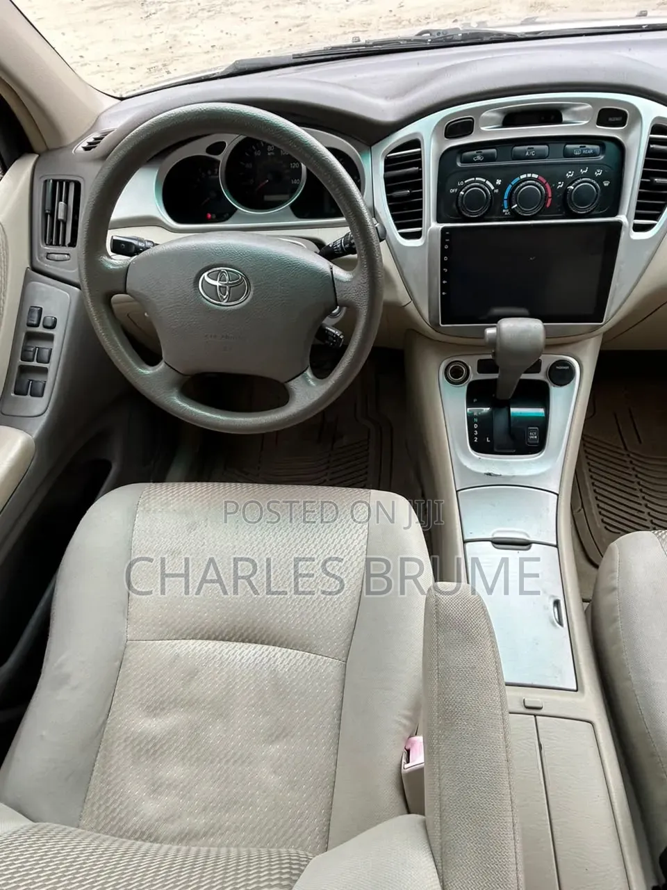 Toyota Highlander 2007 Gold