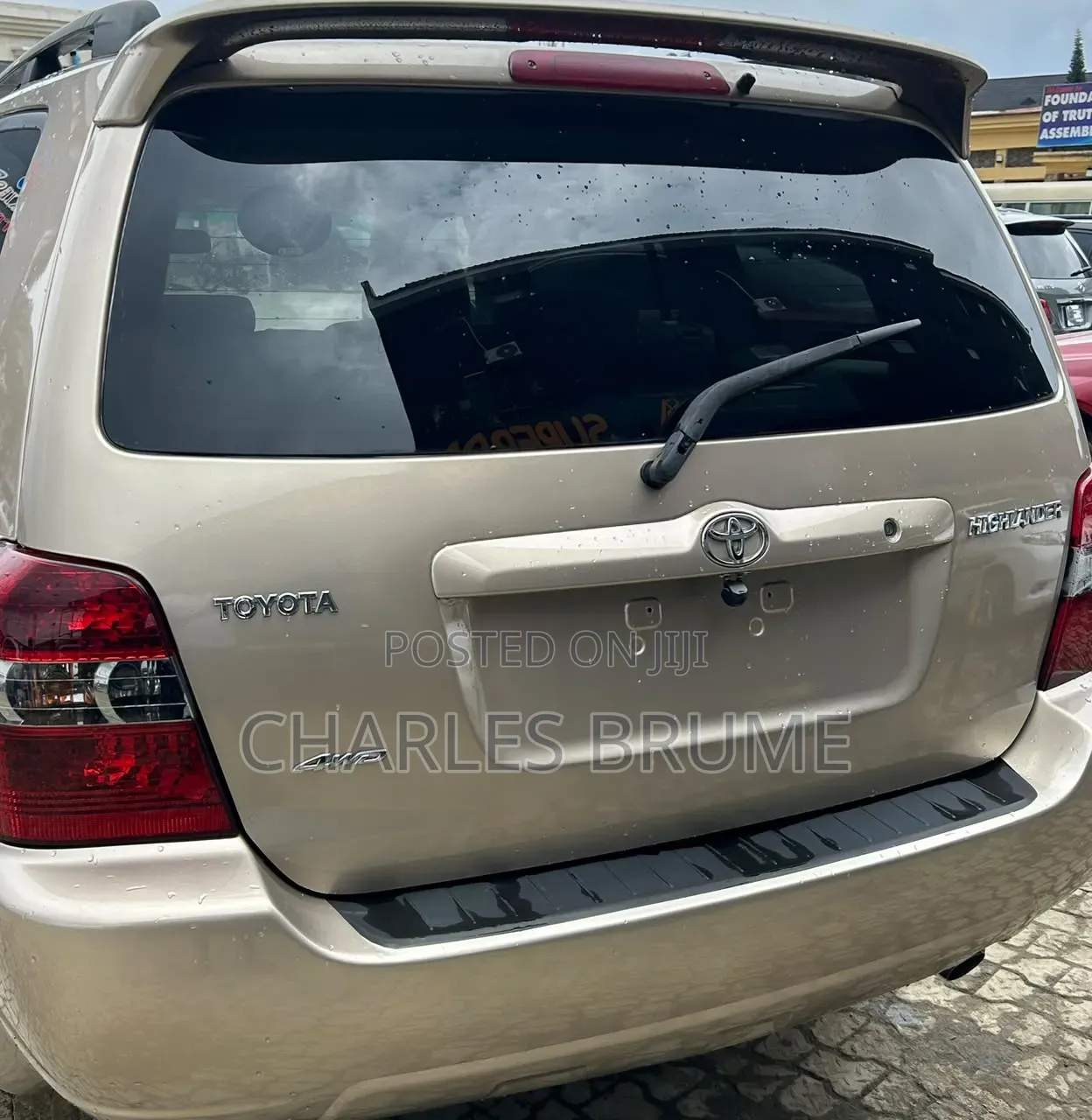 Toyota Highlander 2007 Gold