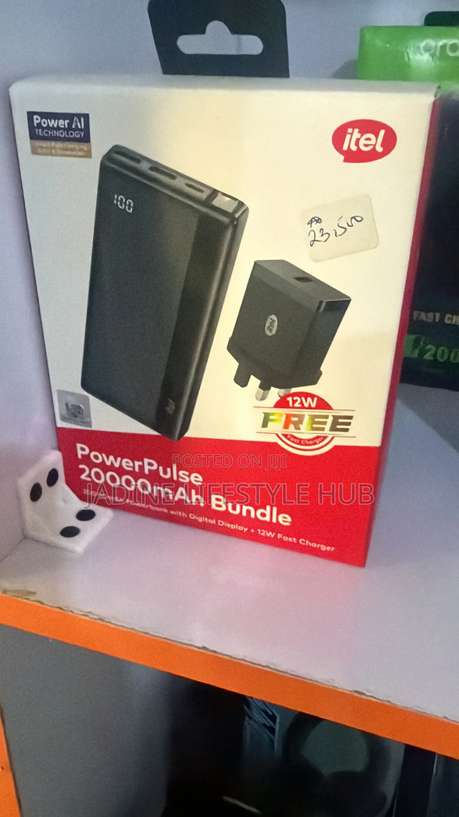 Itel PowerPulse 20000mAh Power Bank Bundle