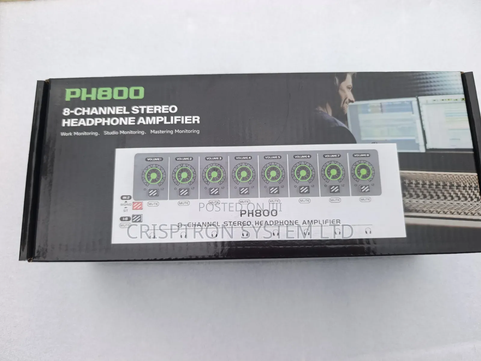 BOLANLE PH800 - 8ch. Headphones Amplifier