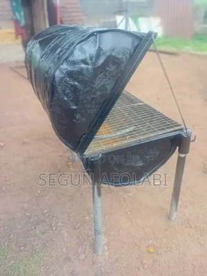 Heavy Duty Charcoal BBQ Grill | Barbecue Grill With Lid – Neatly Used