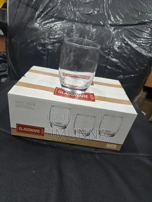 6pc Whiskey Glass Ware