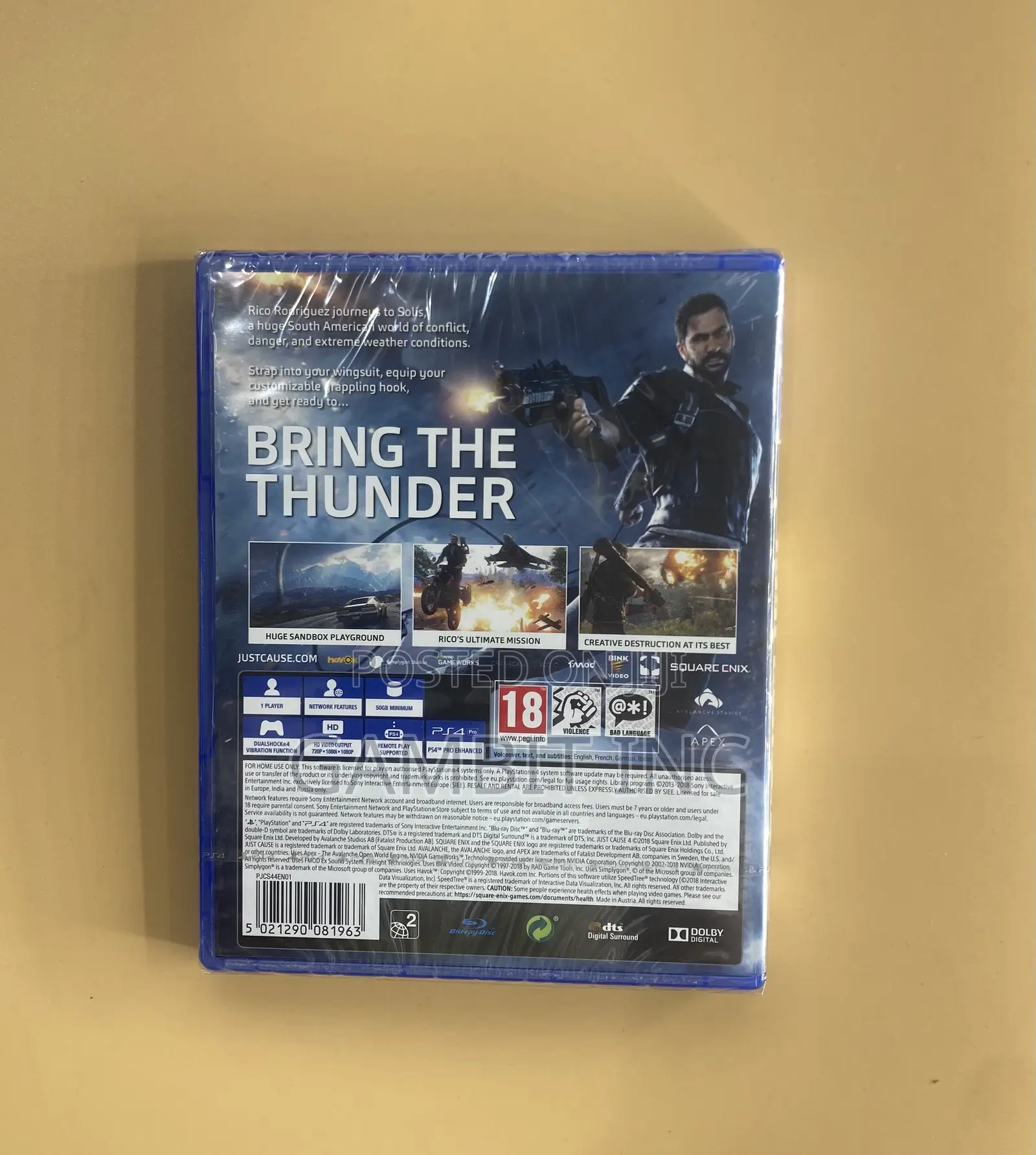 Playstation 4 Just Cause 4