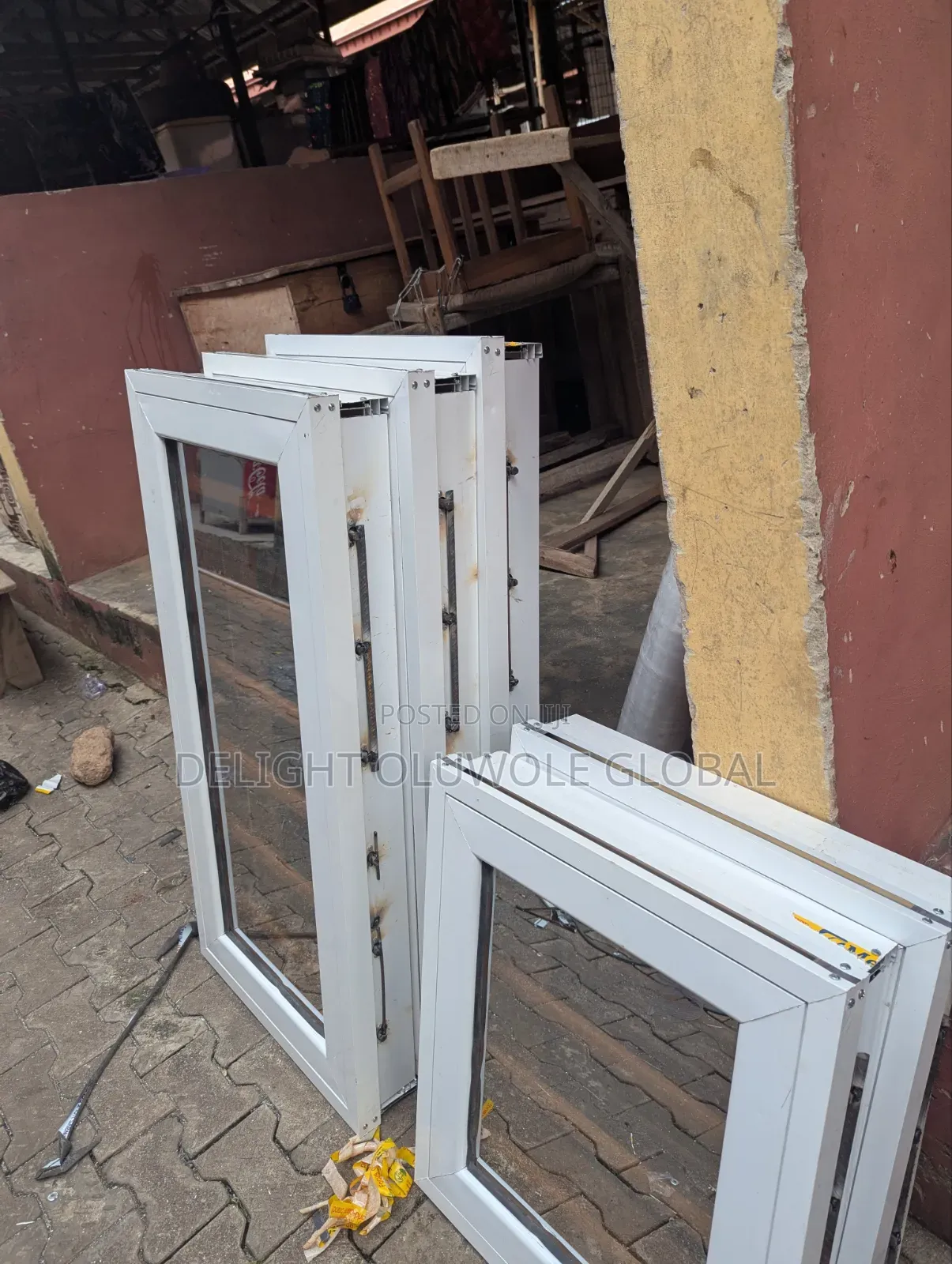 Aluminum Window With Burglary