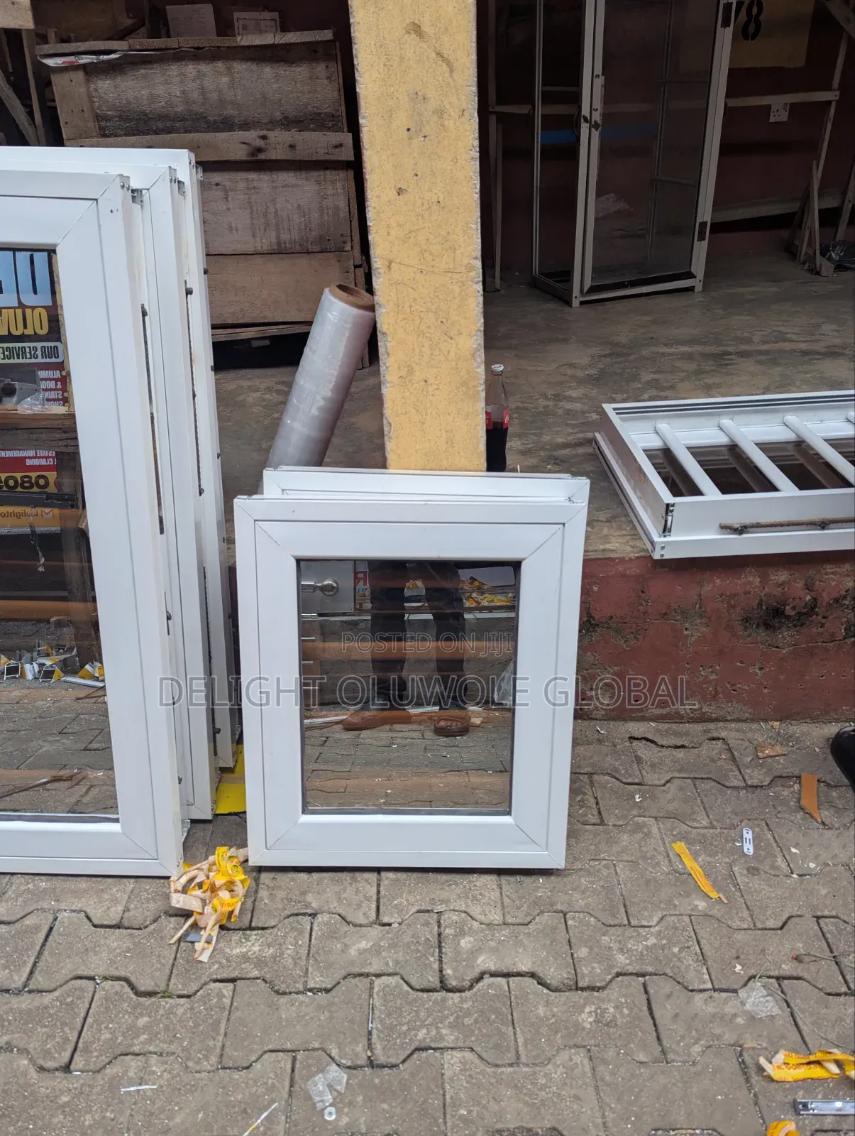 Aluminum Window With Burglary
