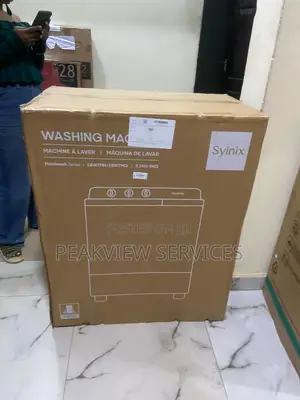 Syinix Twin Tub Laundry Machine – 8.5KG