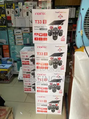 PTZ Solar Camera Triple Lens