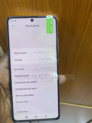 Xiaomi Redmi Note 12 Pro 5G 128 GB White