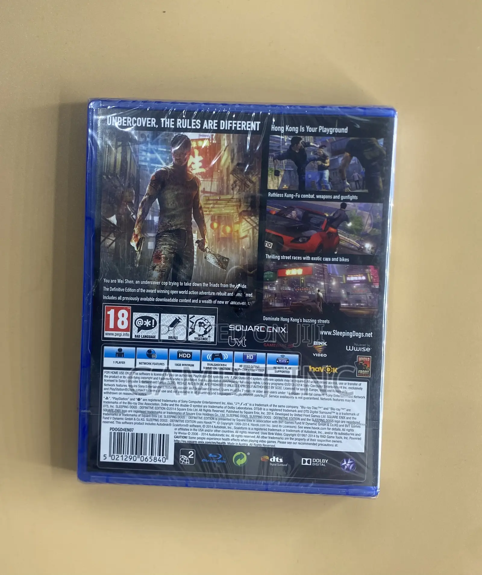 Playstation 4 Sleeping Dogs