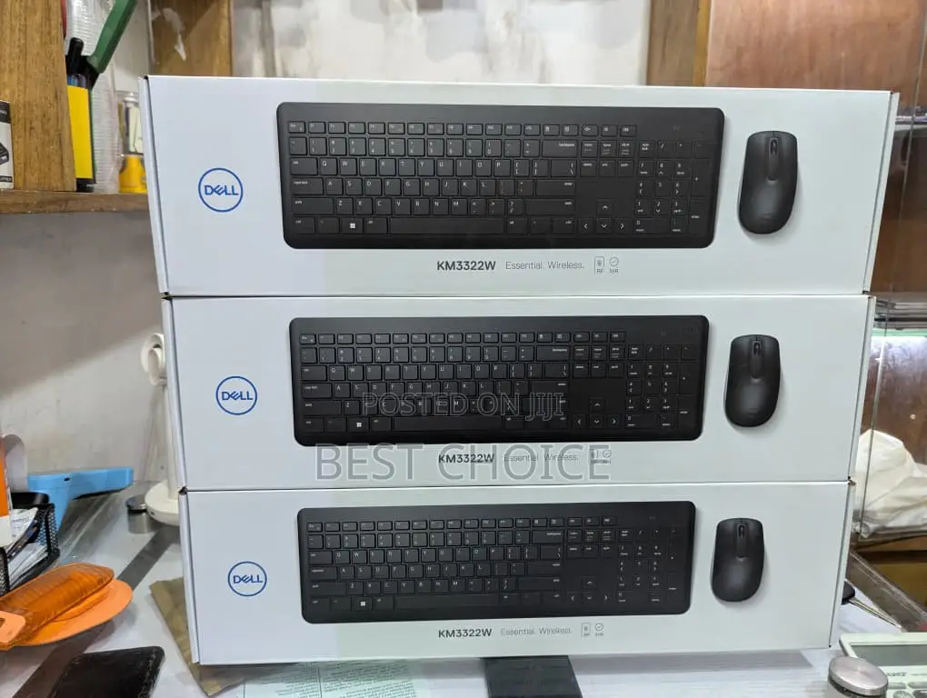 Dell Keyboard and Mouse - KM3322W - US English