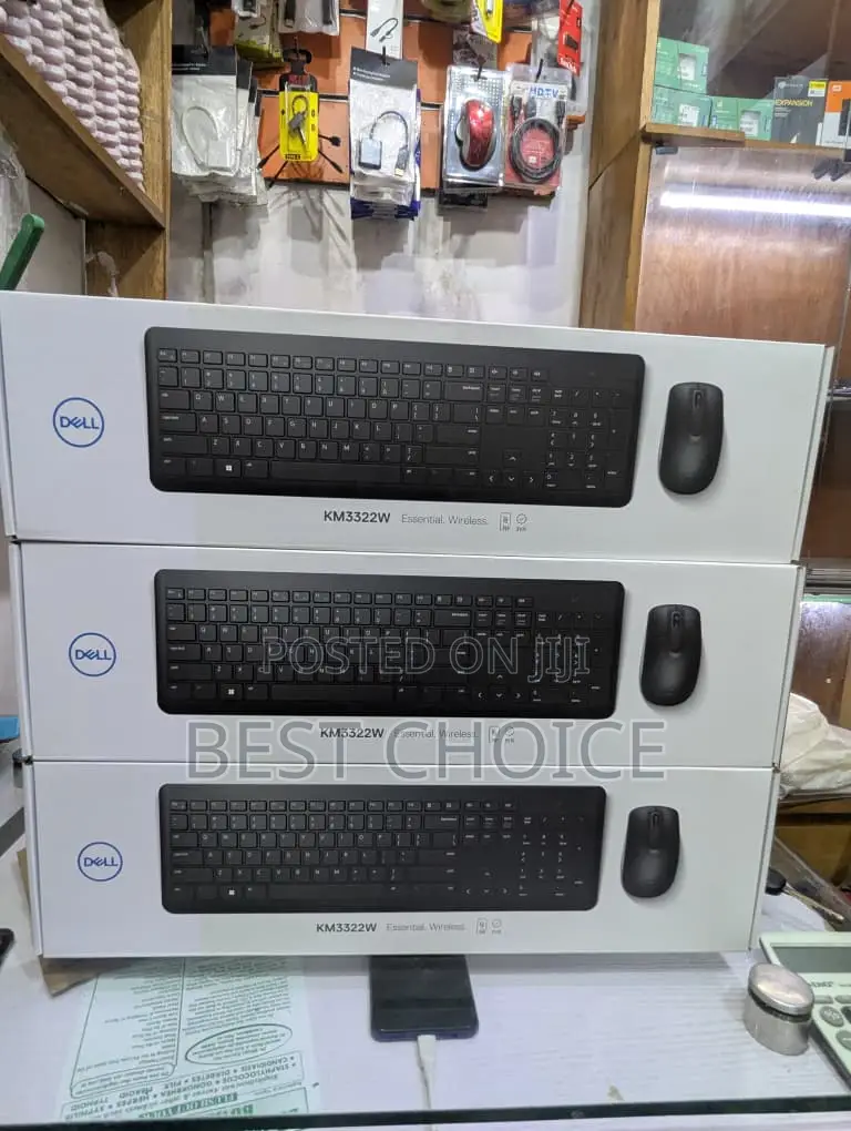 Dell Keyboard and Mouse - KM3322W - US English