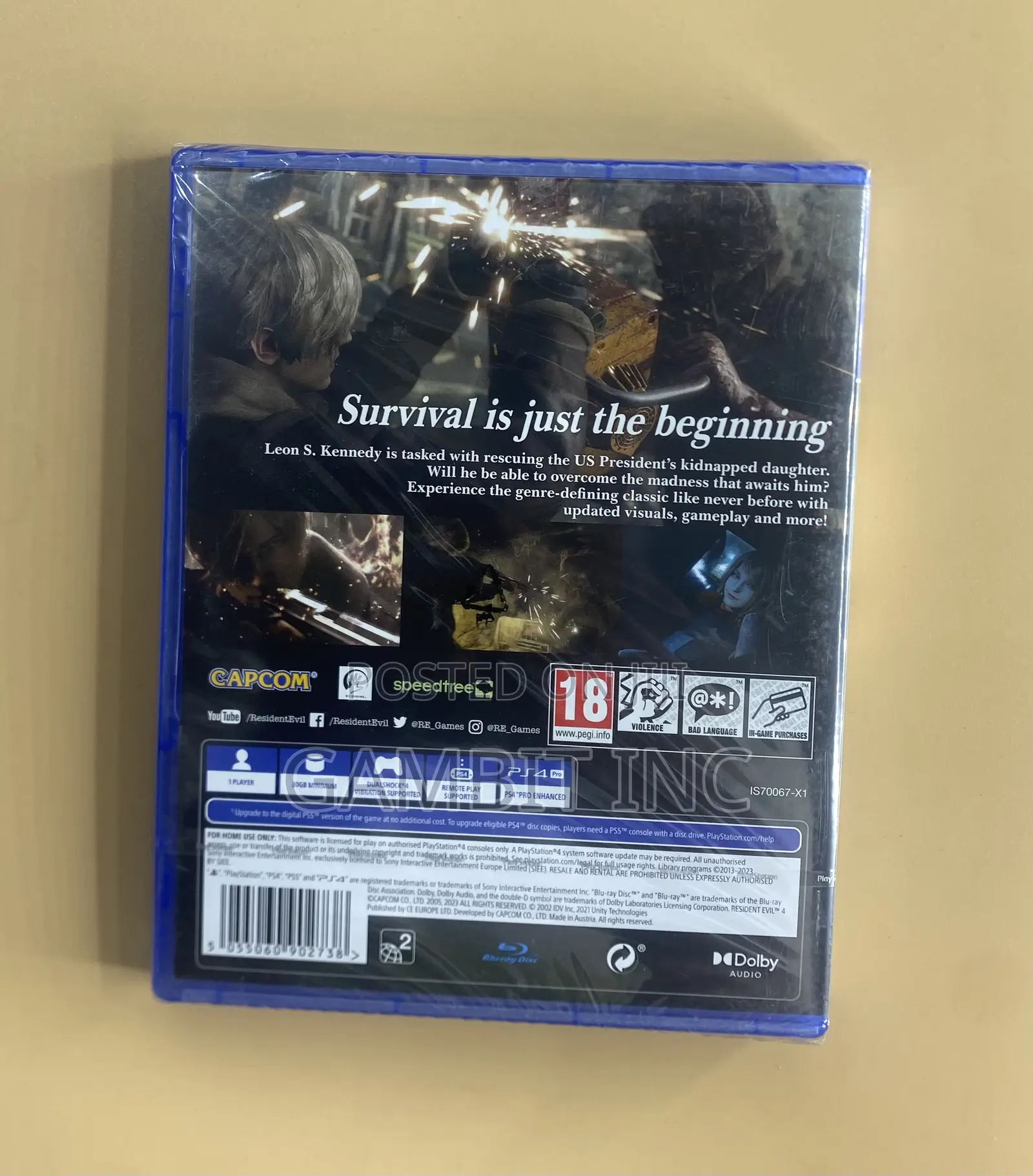 Playstation 4 Resident Evil 4