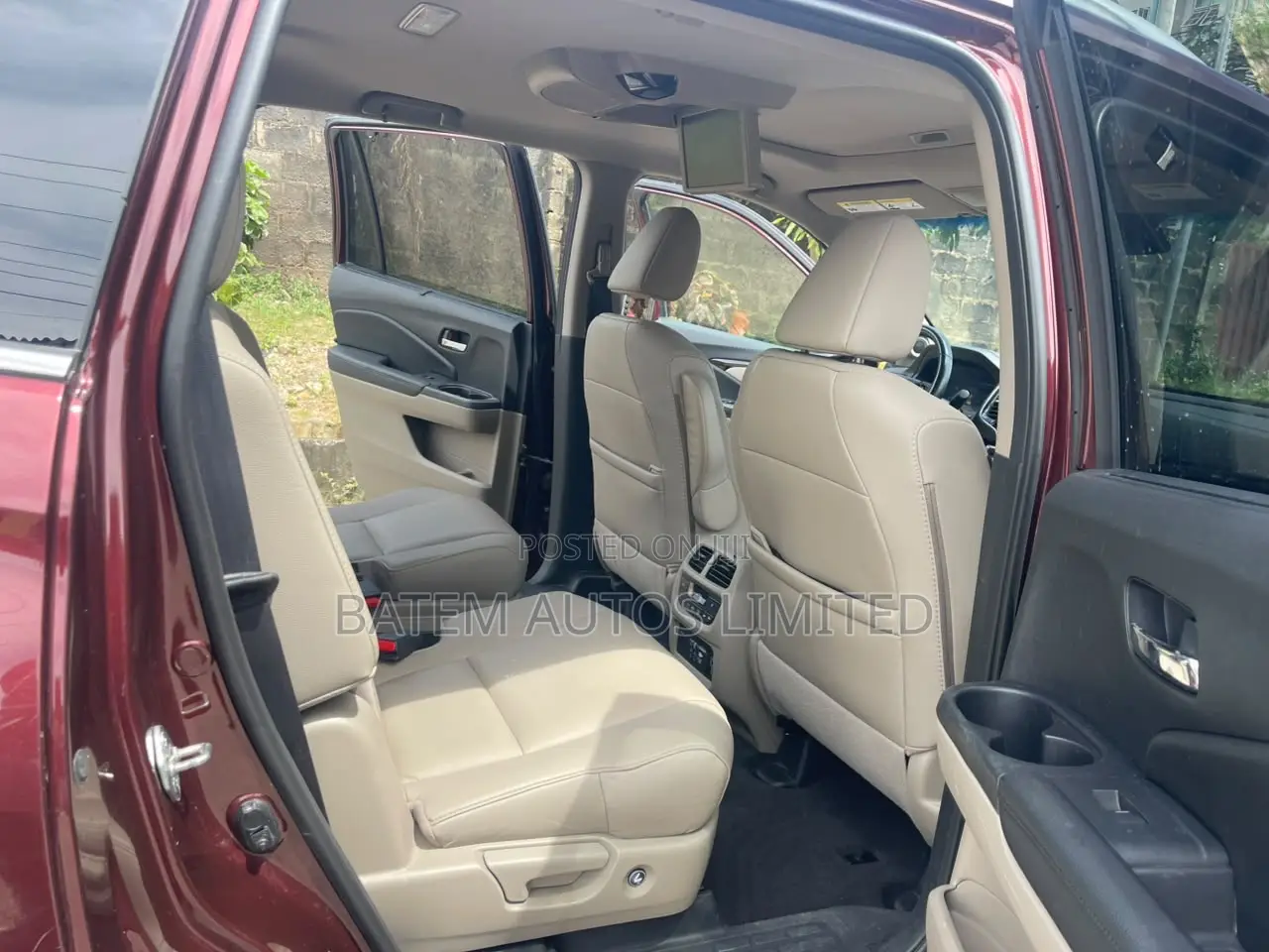 Honda Pilot Touring AWD 2019 Maroon