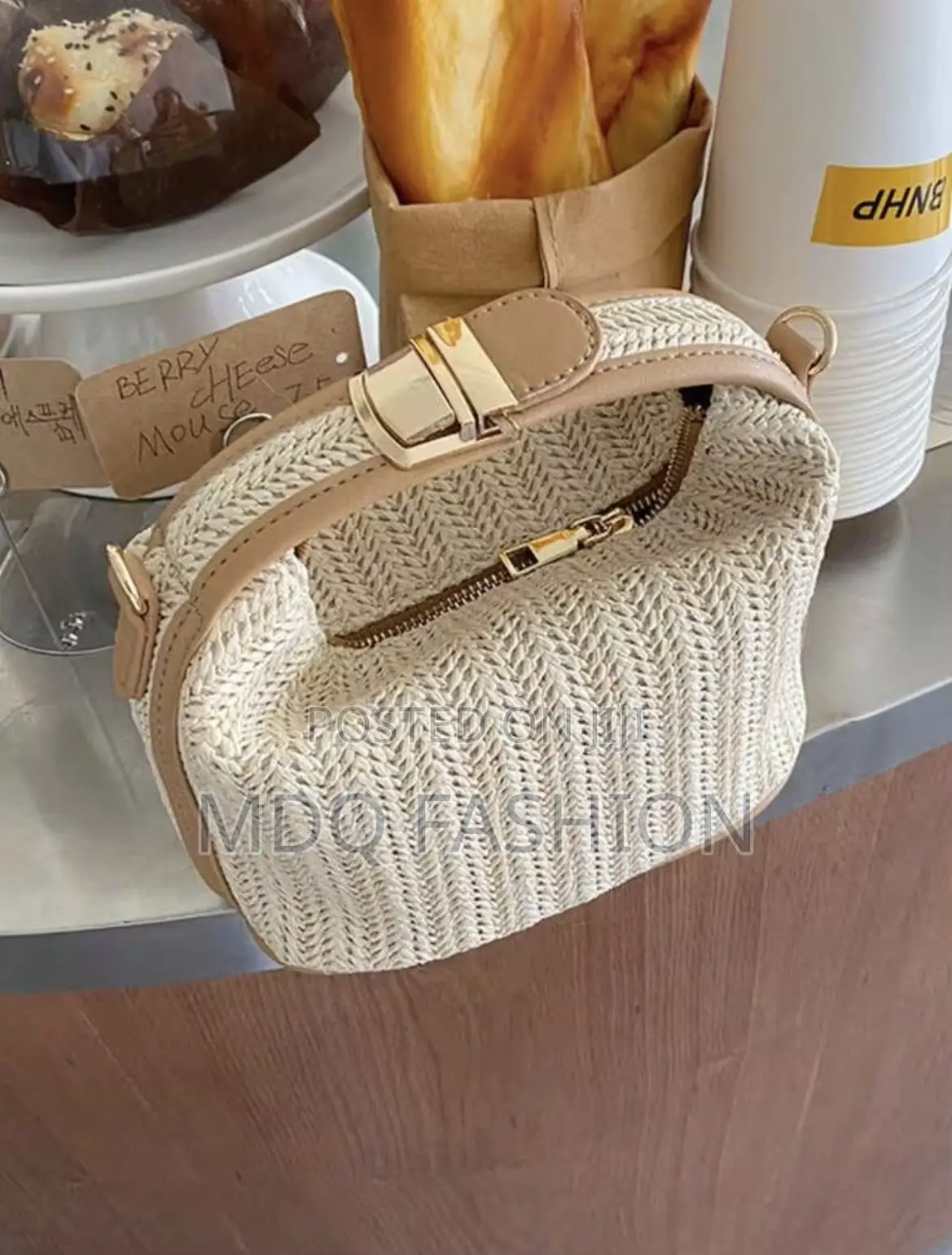 Summer Woven Straw Crossbody Bag