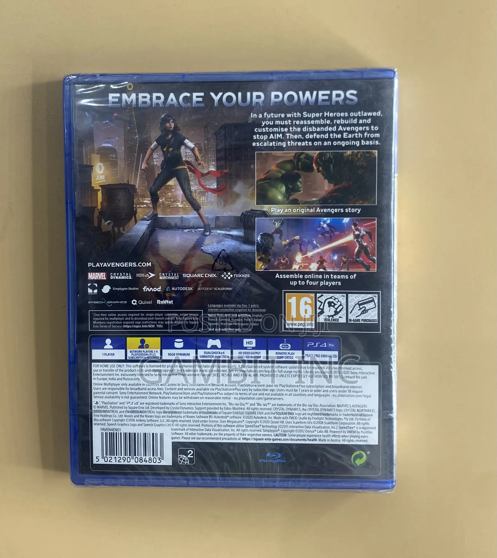 Playstation 4 Marvel Avengers