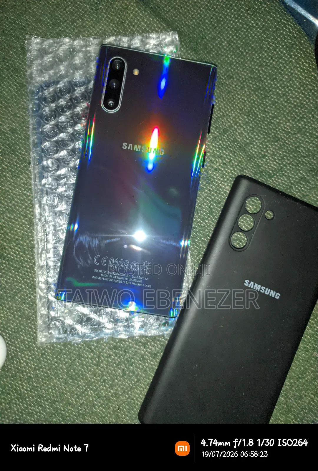 Samsung Galaxy Note 10 5G 256 GB Black
