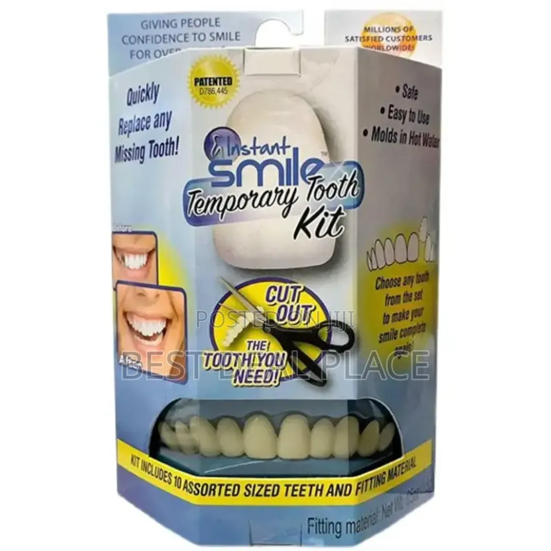 Moldable False Teeth Veneers, Adjustable Temporary Smile Denture