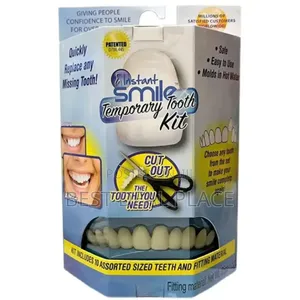Moldable False Teeth Veneers, Adjustable Temporary Smile Denture