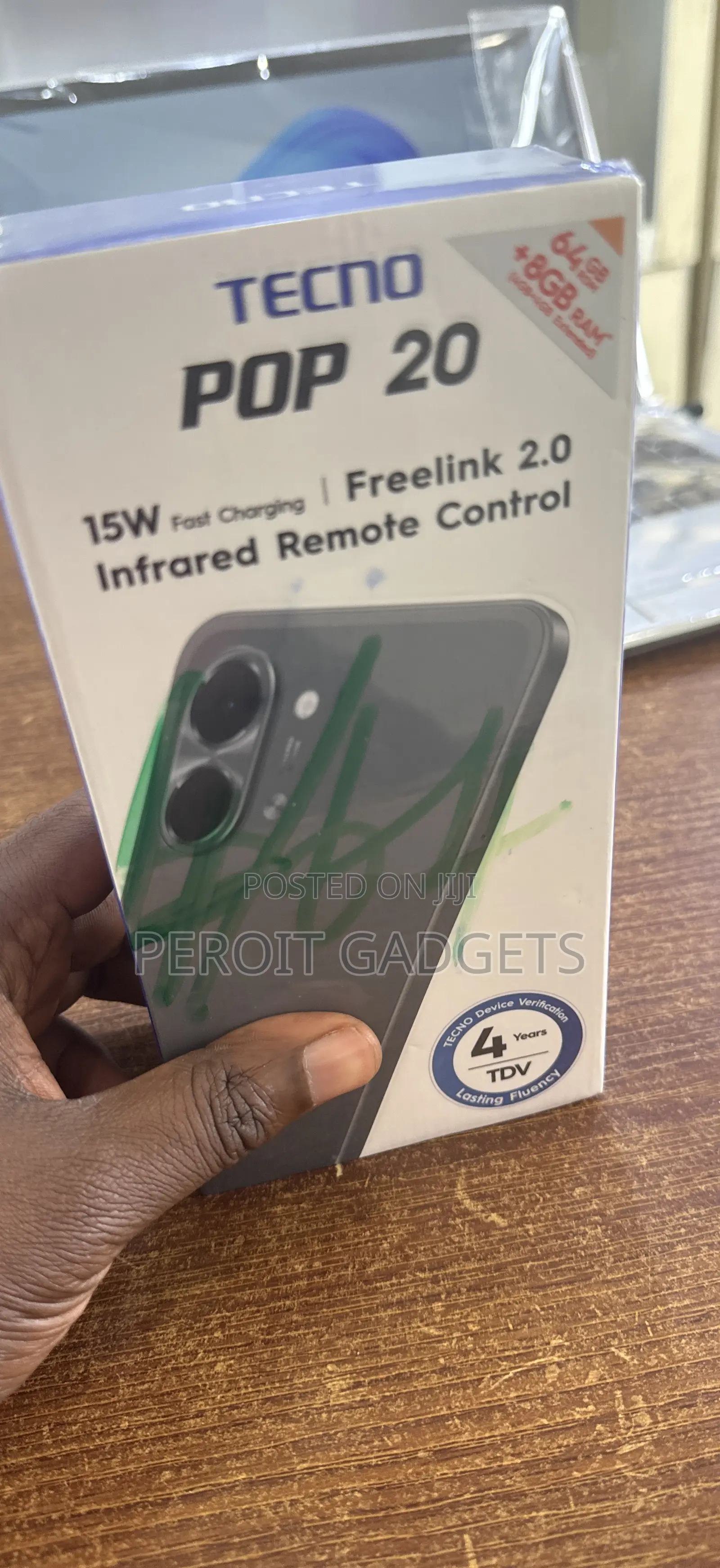 New Tecno Pop 20 64 GB Blue