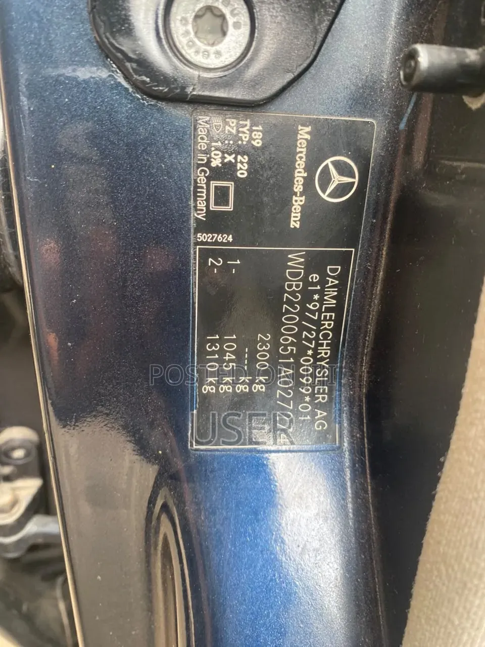 Mercedes-Benz G-Class 2005 Blue