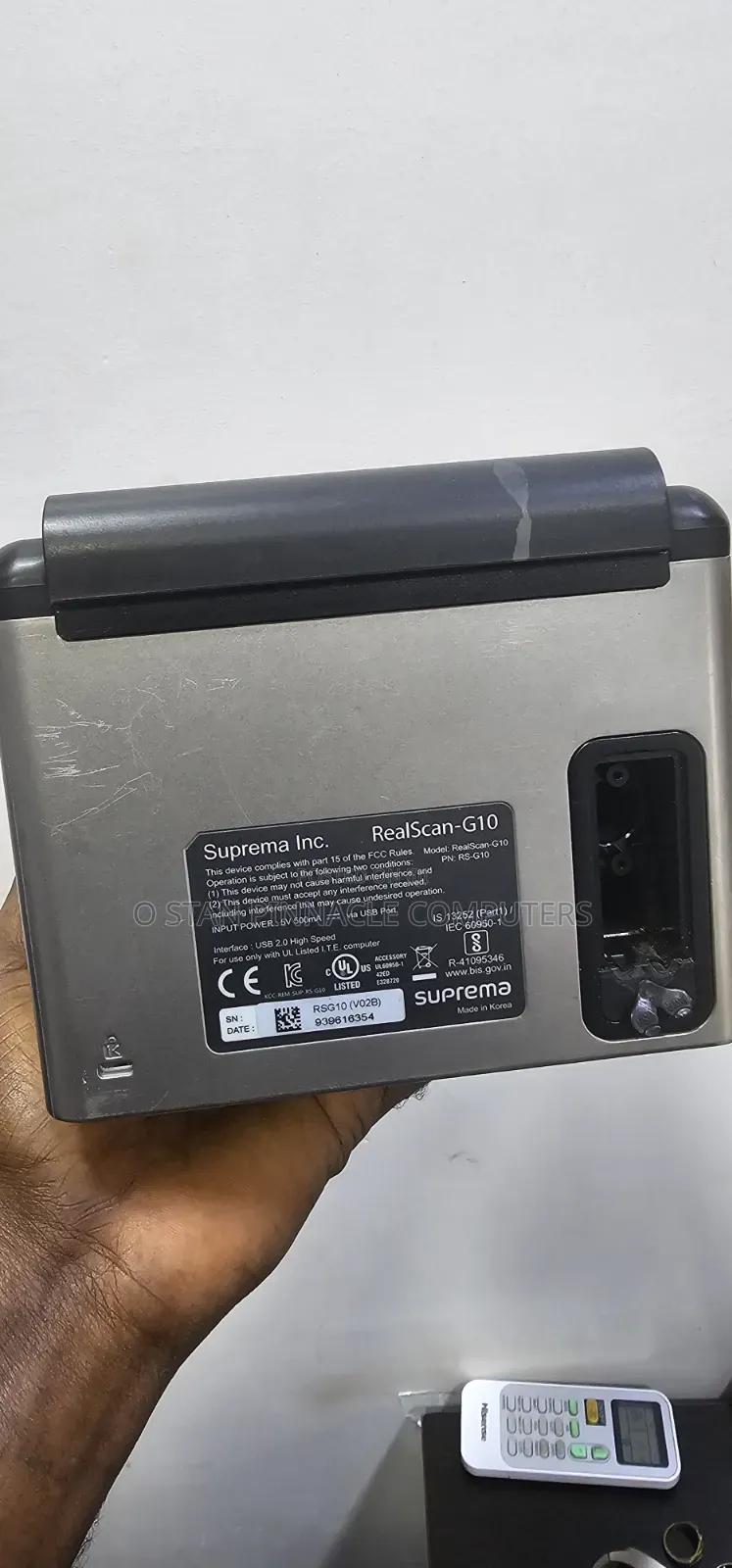 Suprema G10 Scanner