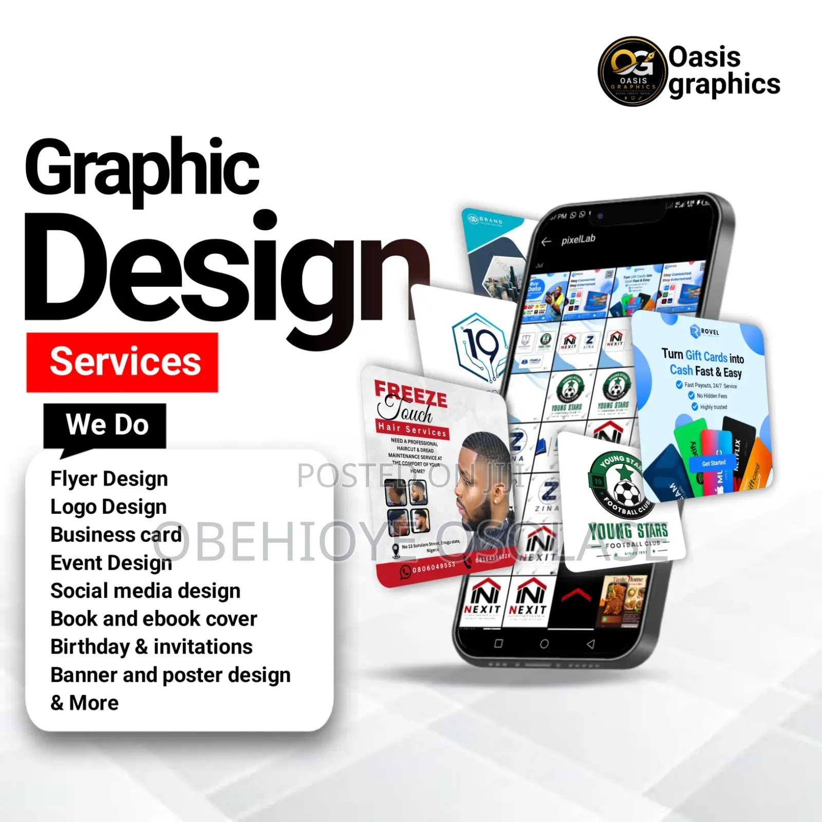 Professional Flyer and Logo Graphic Services