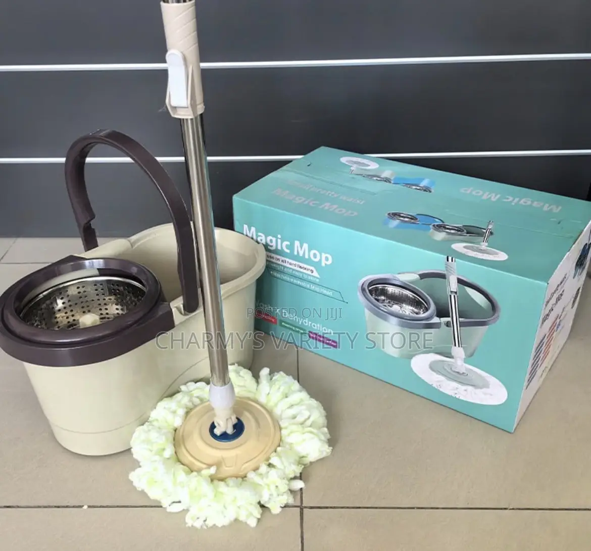 360 Degree Rotating Self Twist Spin Mop