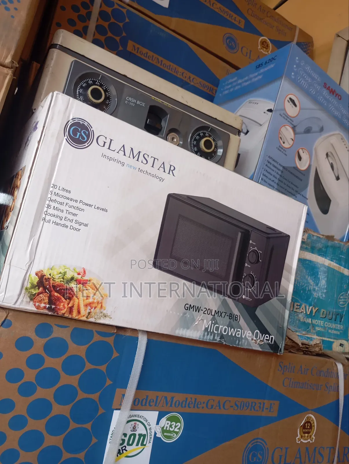 Glamstar Microwave Oven 20L Black,