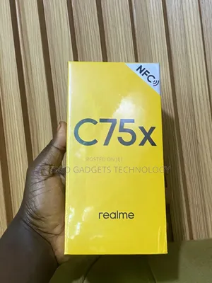 New Realme C75x 256 GB Black