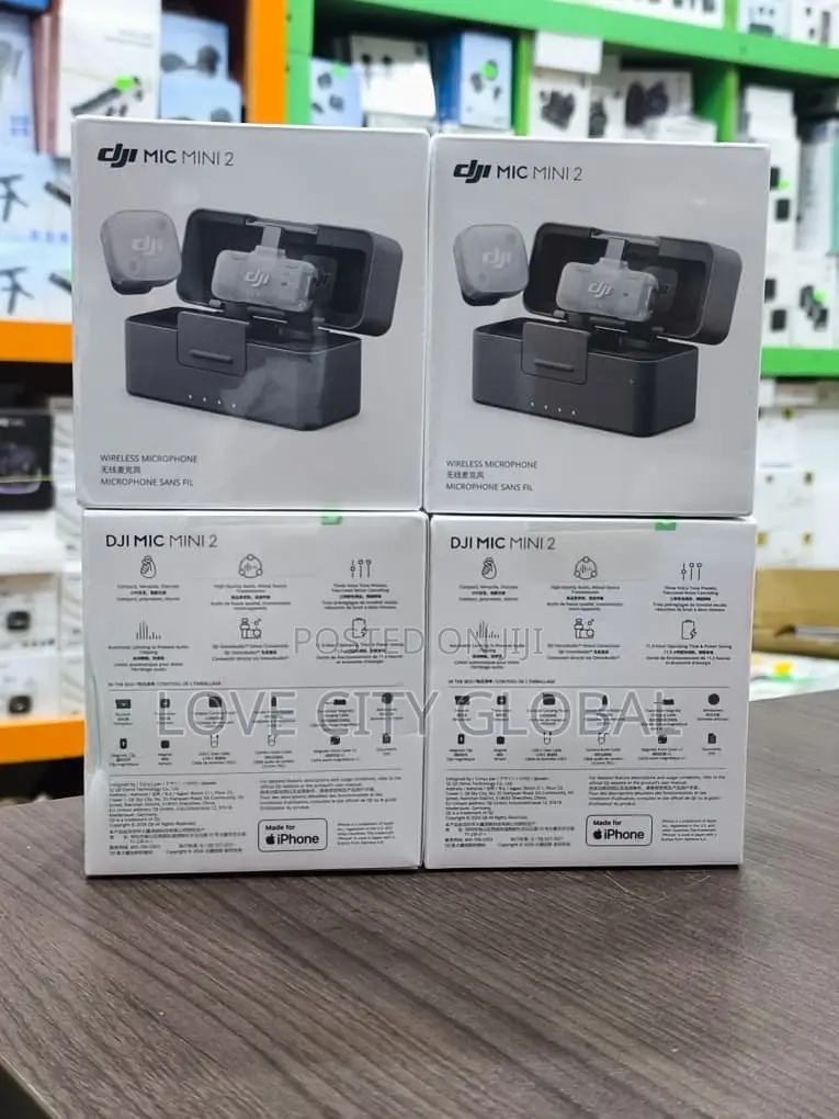 DJI Mic Mini 2 (1 TX+1 RX+Case) ANC Wireles Microphone -iPhone/Android