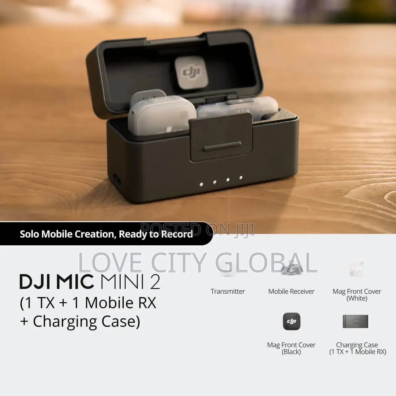 DJI Mic Mini 2 (1 TX+1 RX+Case) ANC Wireles Microphone -iPhone/Android