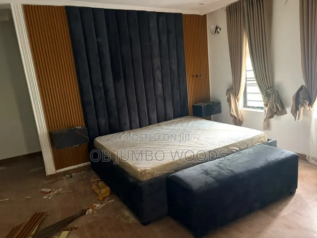 Wall-to-Wall Padded Bedframe