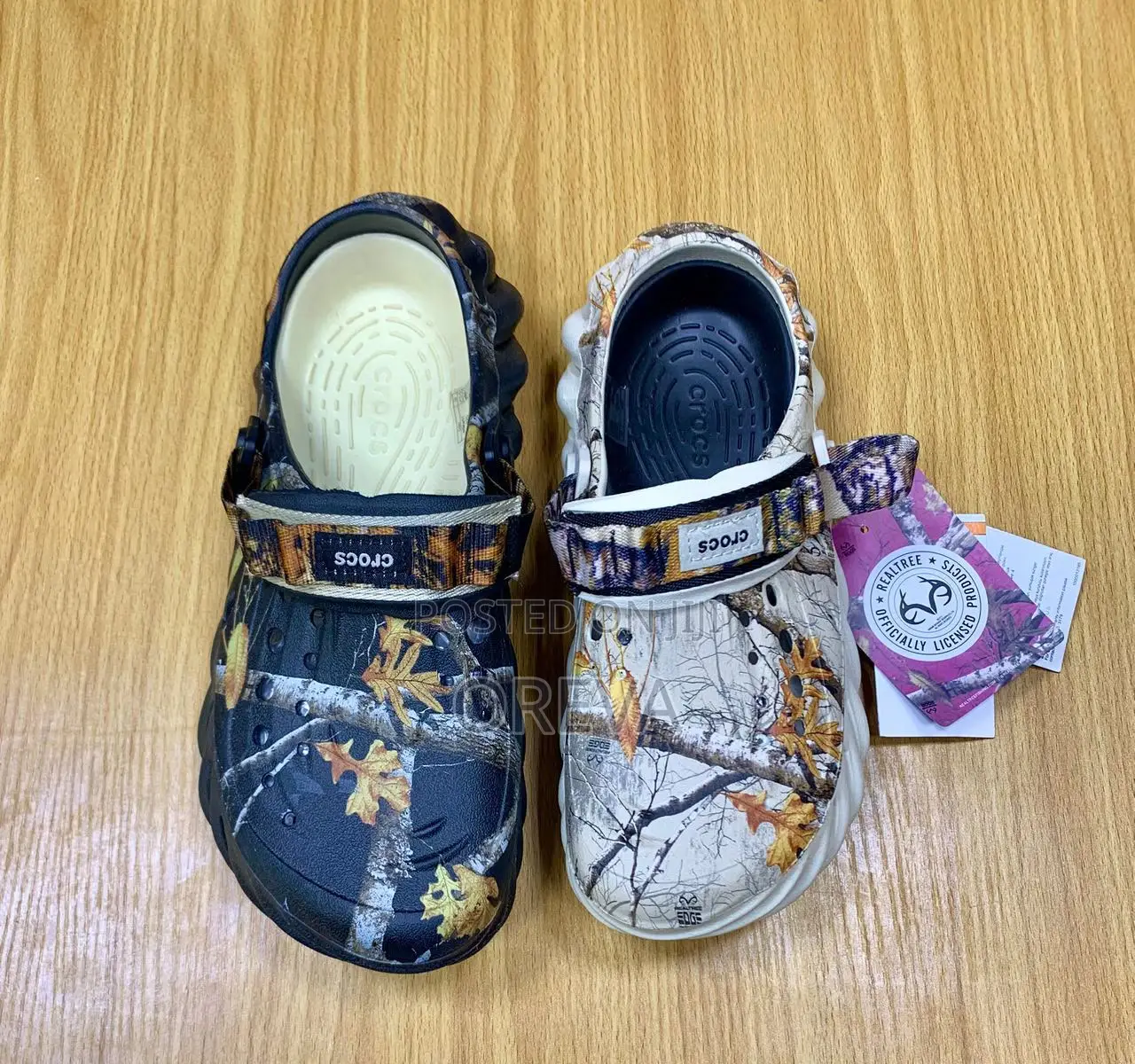 Crocs Echo Clog Black / Cream