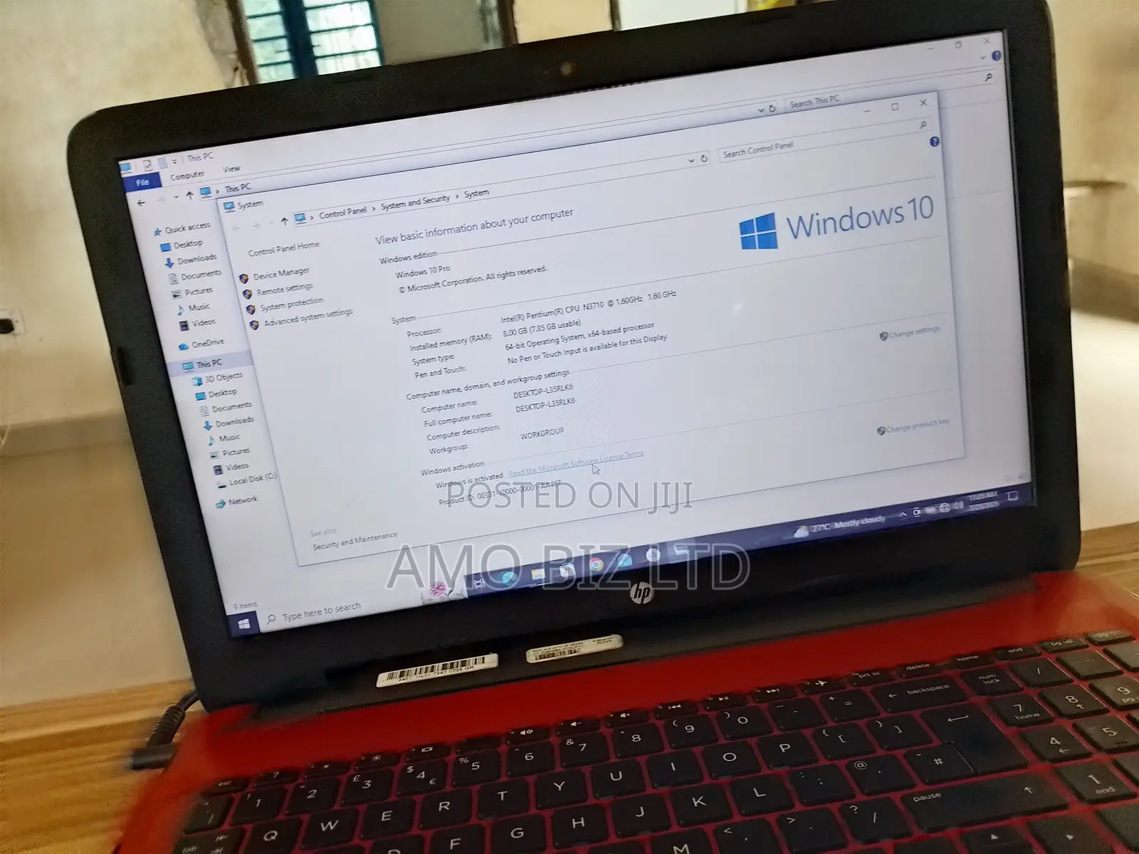 Laptop HP 15 8GB Intel Pentium HDD 2T