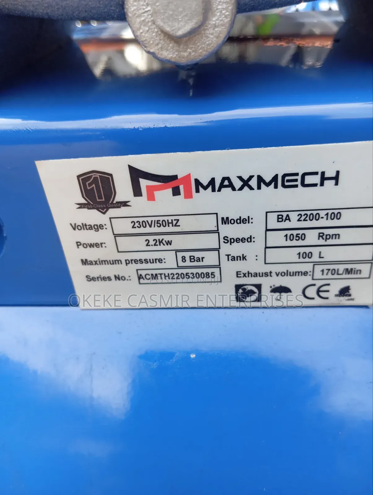 Air Compressor Machine 100l