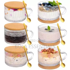 Vintage Glass Coffee Mug