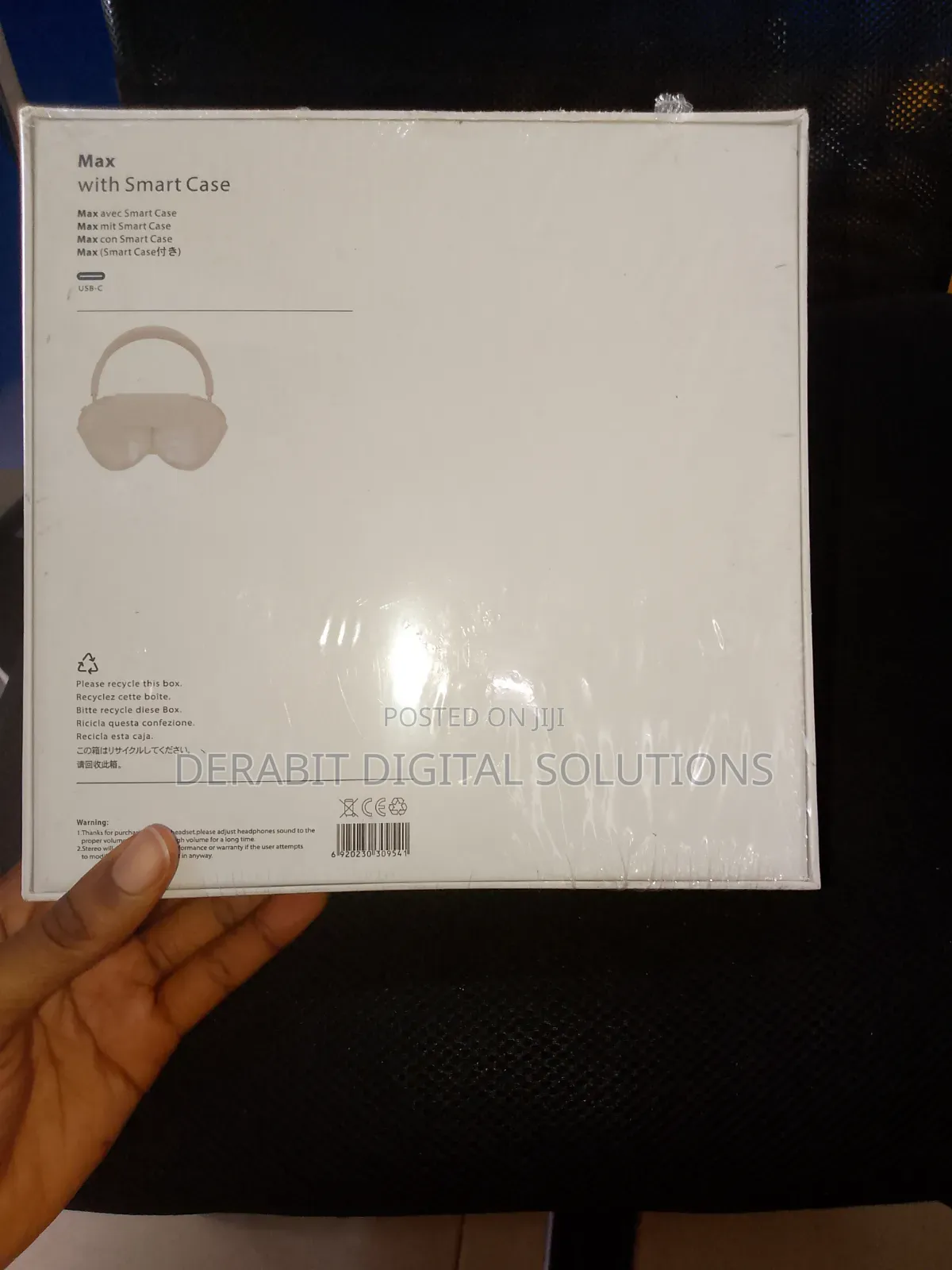 Max Wireless Stereo Headset With Smart Case