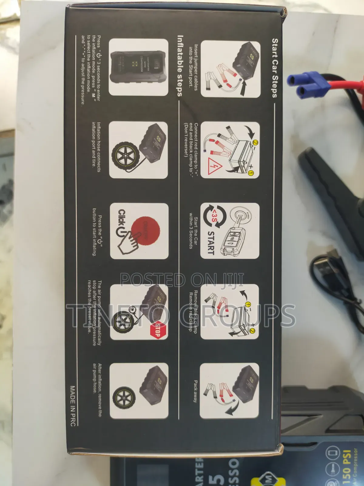 Jump Starter With Air Compressor (A25)
