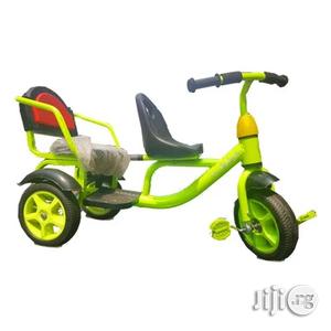 Iron Frame Baby Tricycle With Double Seat 1-3 Years