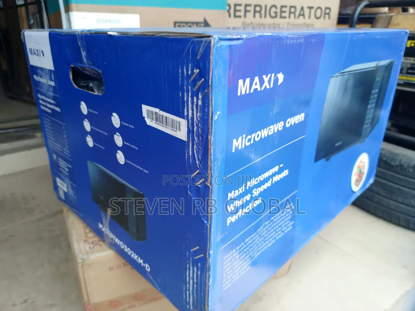Maxi 30L Digital Microwave Oven 900W | 302km-D (Black)