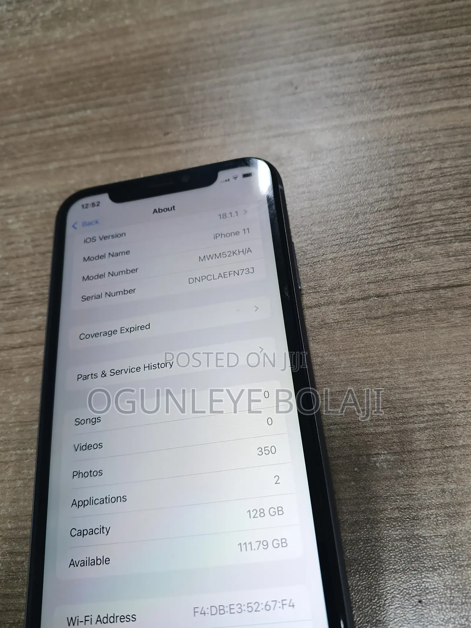 Apple iPhone 11 128 GB Blue