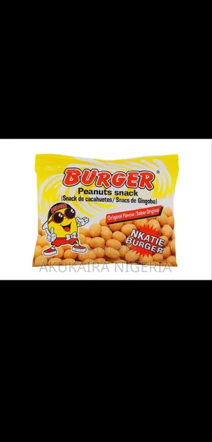 Burger Peanuts Snack Original 45g by 144pcs