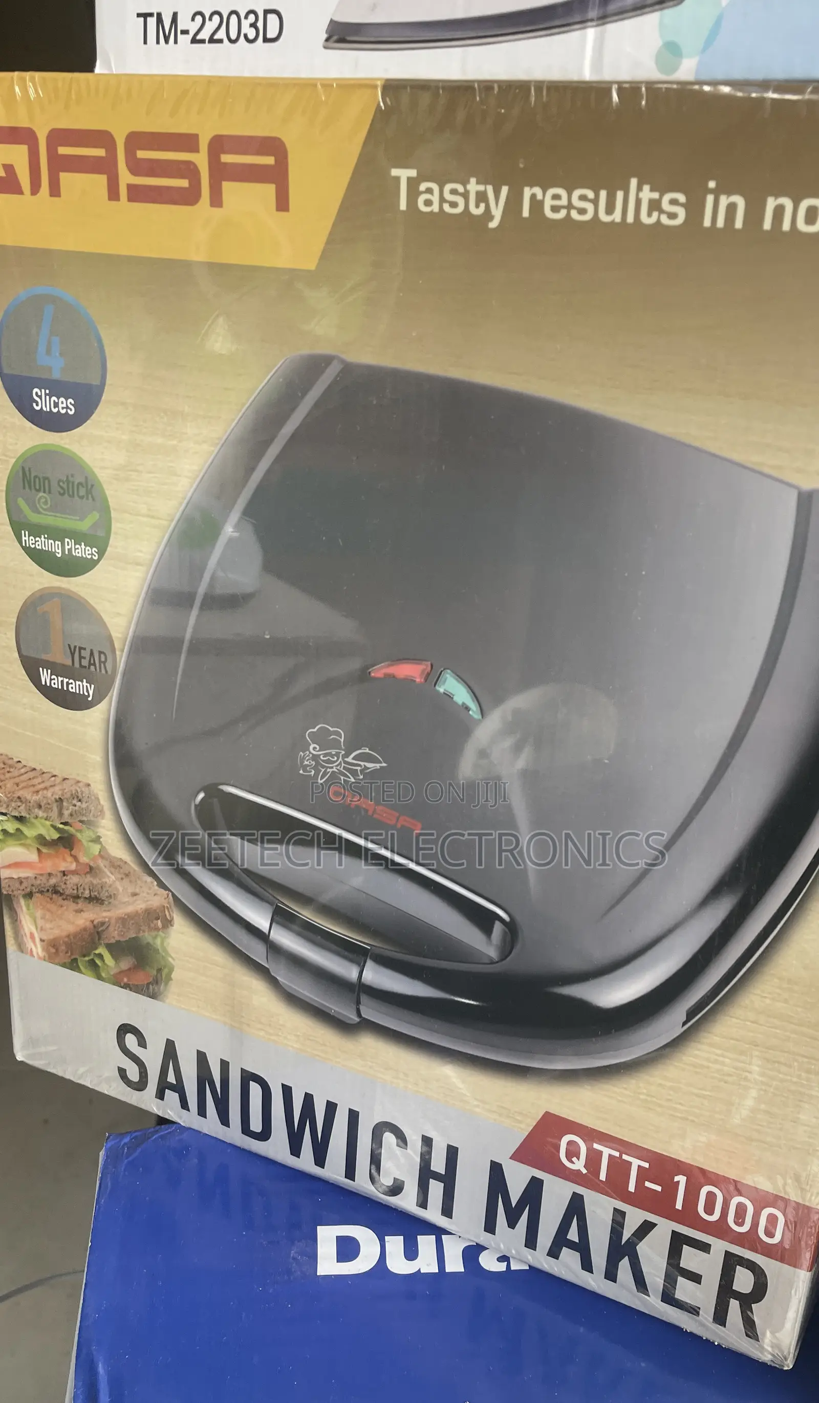 Qasa QTT-1000 4-Slice Sandwich Maker
