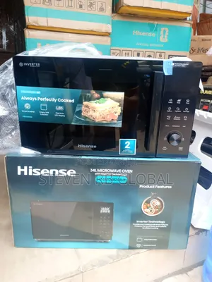 Hisense 34L Inverter Microwave Oven With Grill | H34MOBS10HG